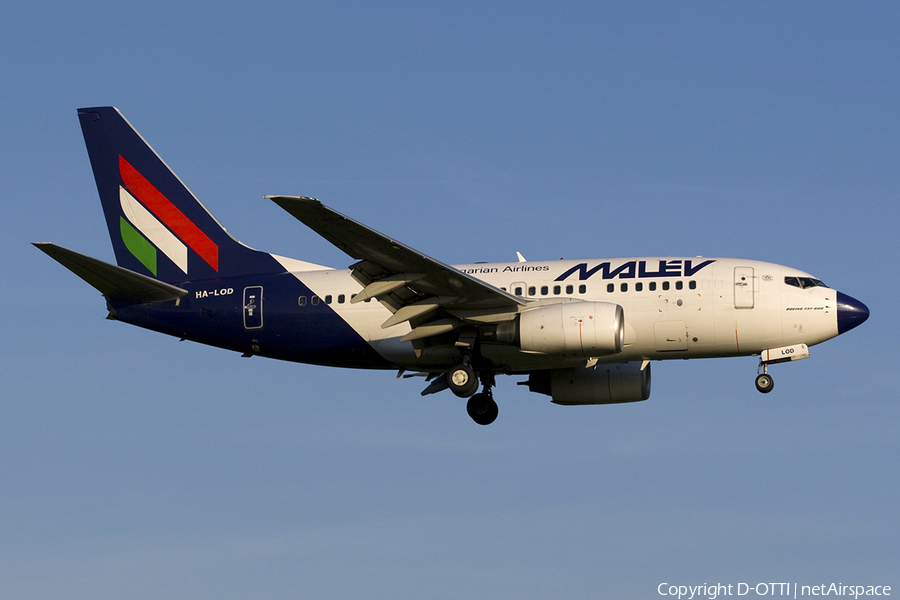 Malev Hungarian Airlines Boeing 737-6Q8 (HA-LOD) | Photo 274831
