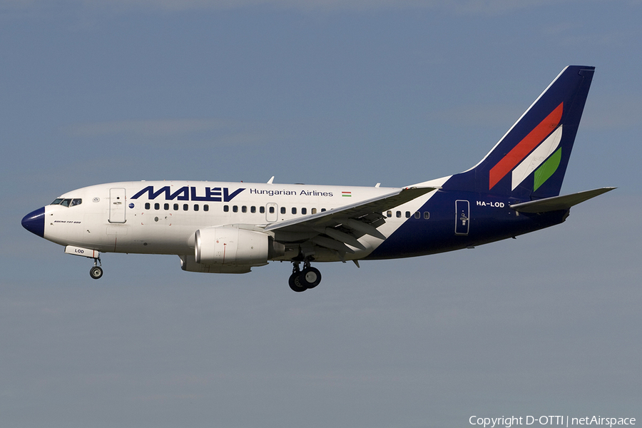 Malev Hungarian Airlines Boeing 737-6Q8 (HA-LOD) | Photo 277578