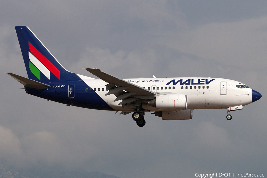 Malev Hungarian Airlines Boeing 737-6Q8 (HA-LOF) | Photo 201184