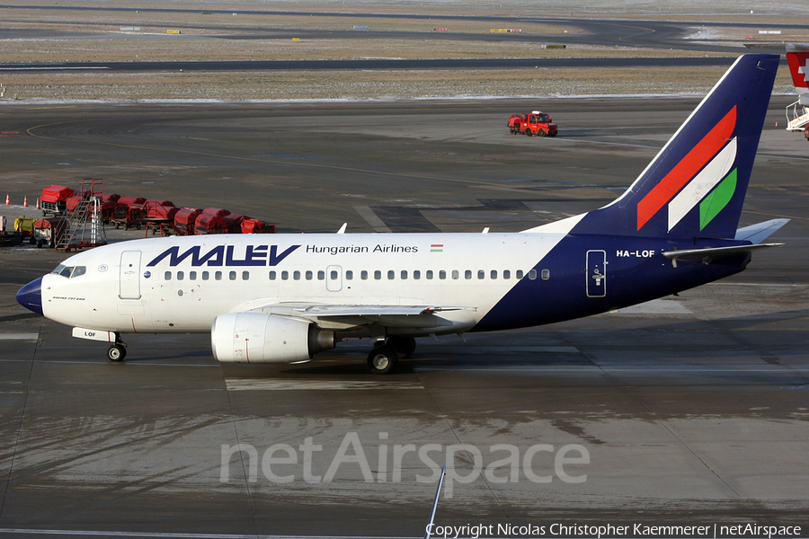 Malev Hungarian Airlines Boeing 737-6Q8 (HA-LOF) | Photo 3029