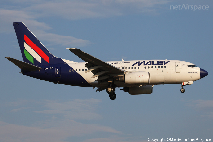 Malev Hungarian Airlines Boeing 737-6Q8 (HA-LOF) | Photo 38751