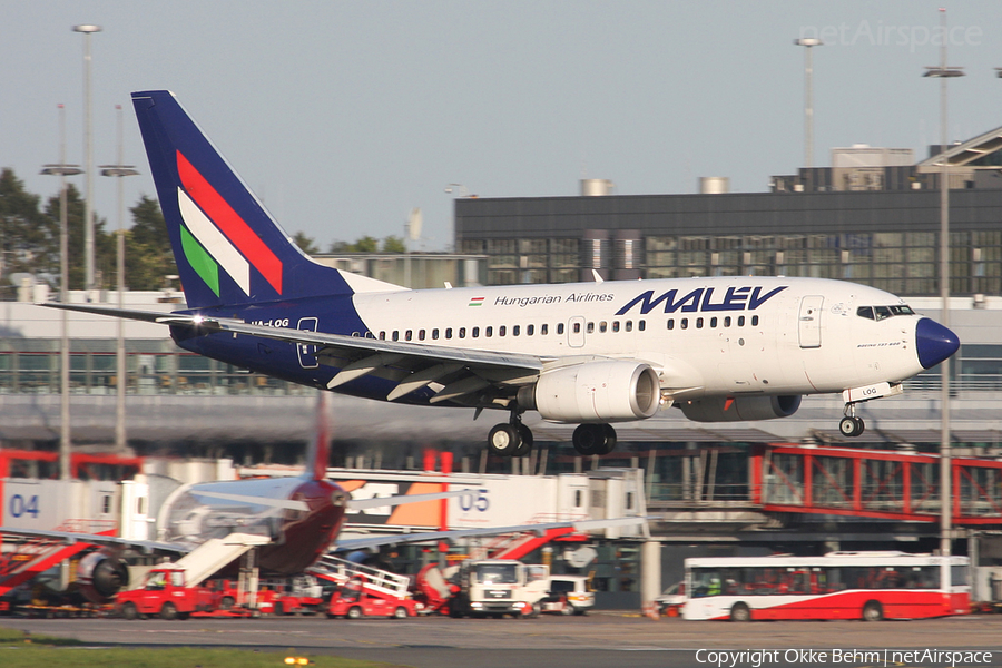 Malev Hungarian Airlines Boeing 737-6Q8 (HA-LOG) | Photo 38750