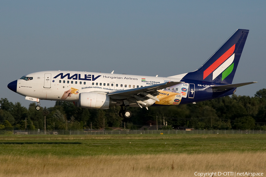 Malev Hungarian Airlines Boeing 737-6Q8 (HA-LOG) | Photo 267489