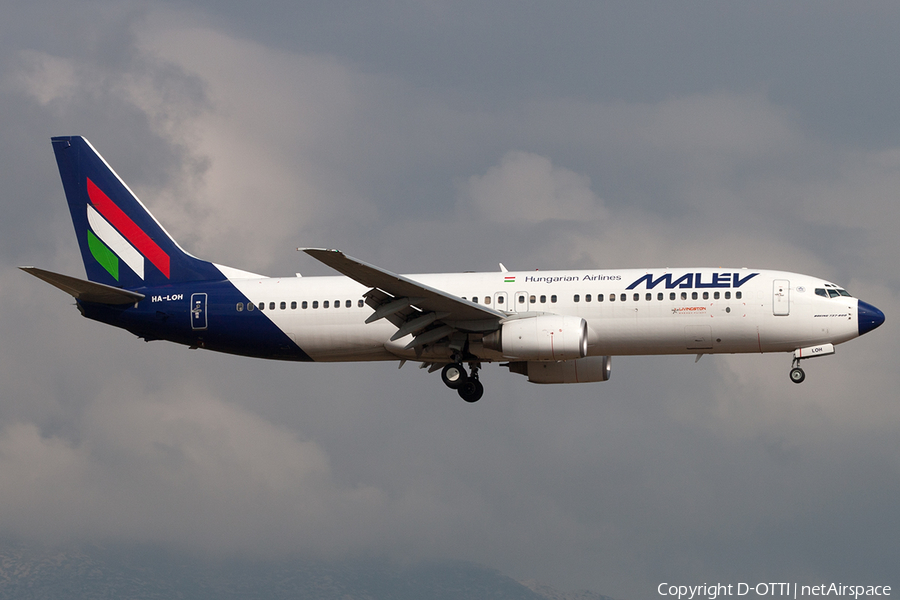 Malev Hungarian Airlines Boeing 737-8Q8 (HA-LOH) | Photo 201185