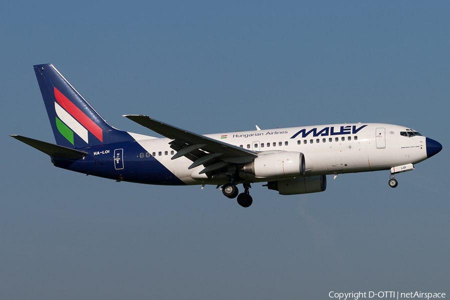 Malev Hungarian Airlines Boeing 737-7Q8 (HA-LOI) | Photo 199404