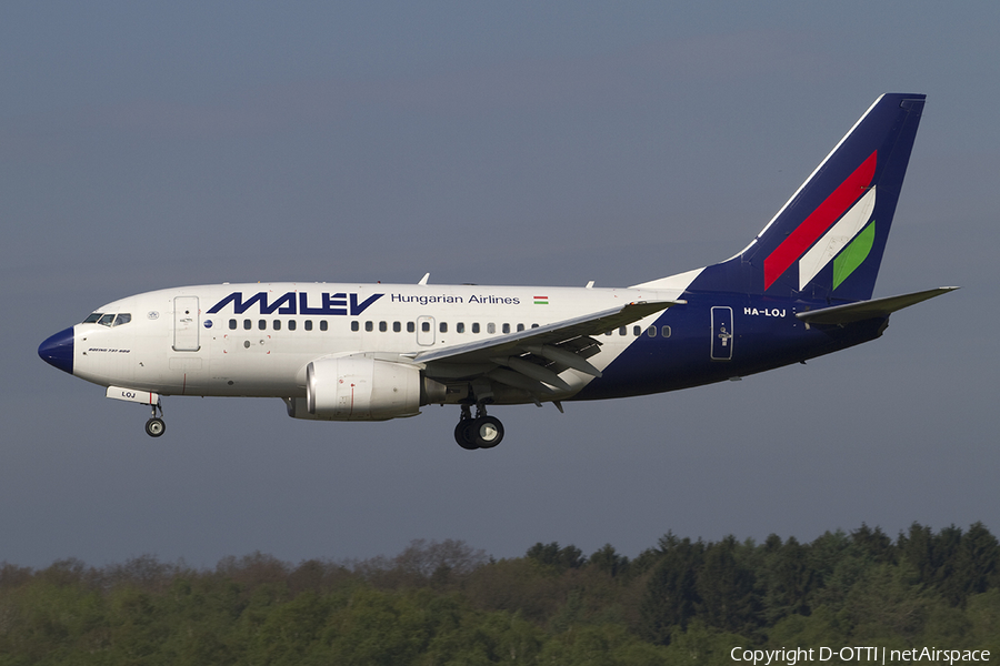 Malev Hungarian Airlines Boeing 737-6Q8 (HA-LOJ) | Photo 289591