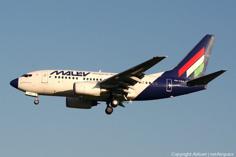 Malev Hungarian Airlines Boeing 737-6Q8 (HA-LOJ) | Photo 371746