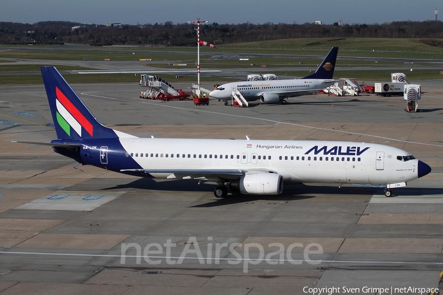 Malev Hungarian Airlines Boeing 737-8Q8 (HA-LOK) | Photo 37434