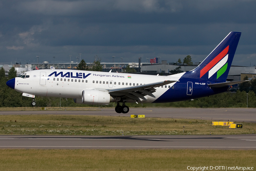Malev Hungarian Airlines Boeing 737-7Q8 (HA-LOP) | Photo 267461