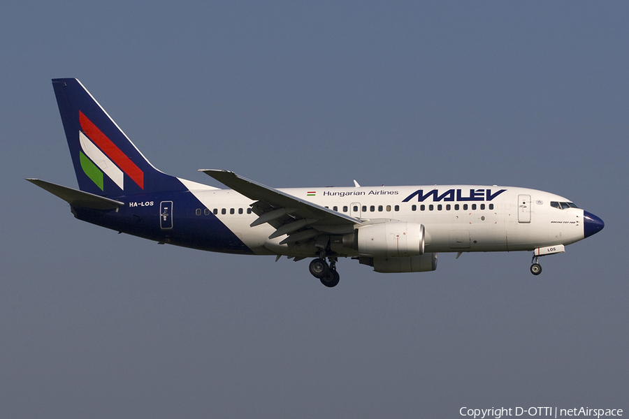 Malev Hungarian Airlines Boeing 737-7Q8 (HA-LOS) | Photo 273387