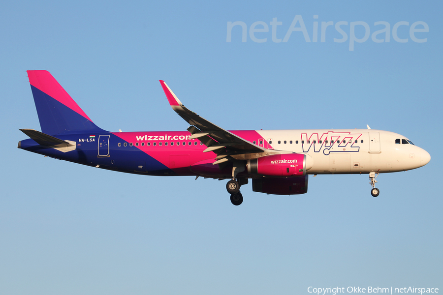 Wizz Air Airbus A320-232 (HA-LSA) | Photo 324456