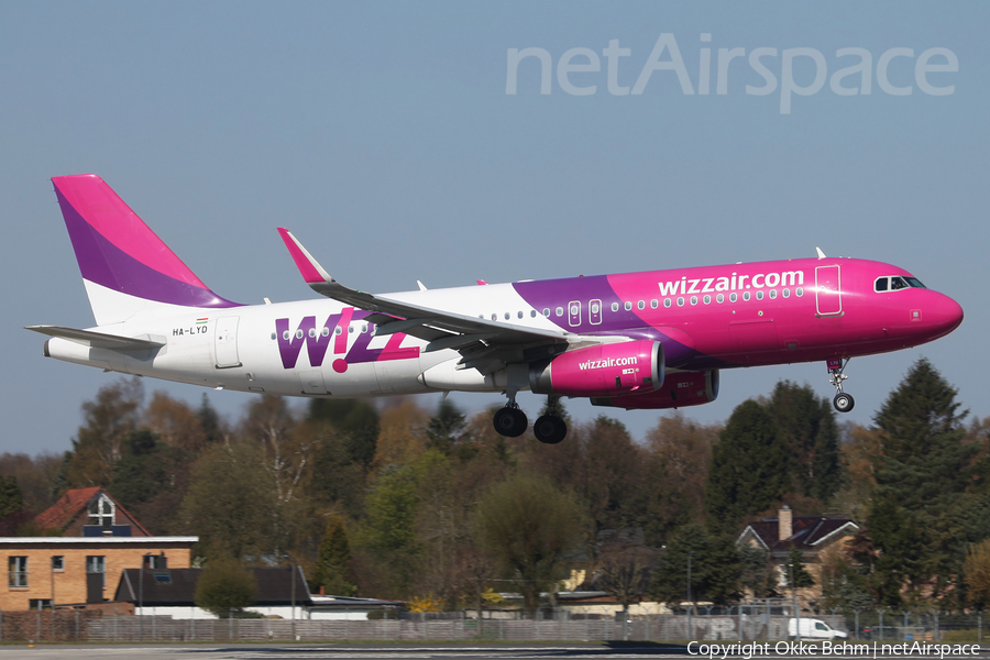 Wizz Air Airbus A320-232 (HA-LYD) | Photo 313781