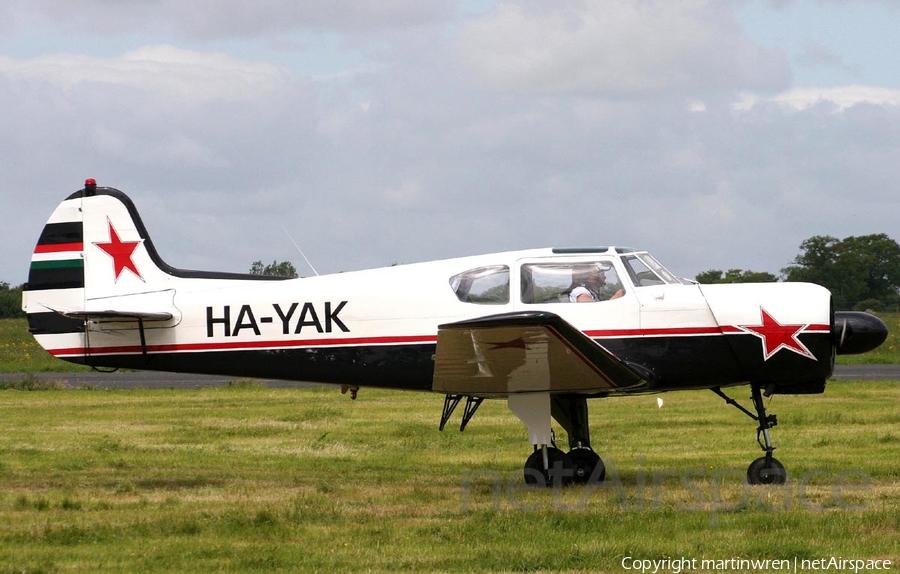 (Private) Yakovlev Yak-18T (HA-YAK) | Photo 229257