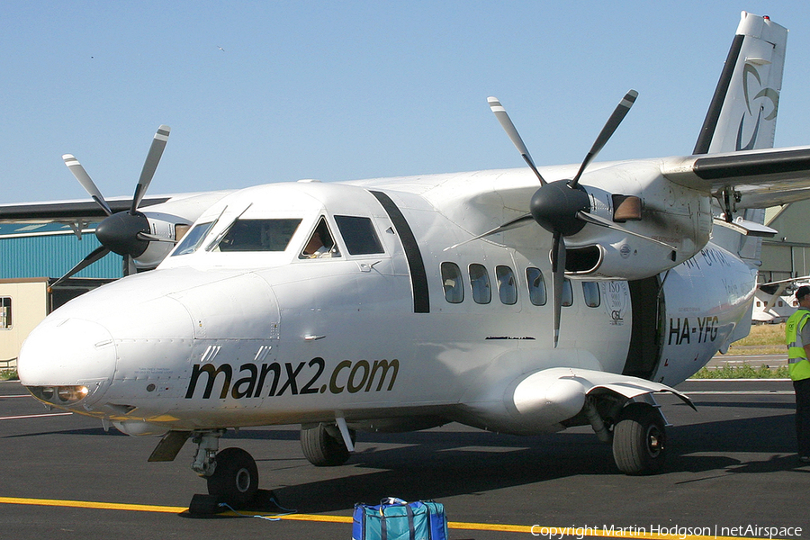 Manx2 Let L-410UVP-E9 Turbolet (HA-YFG) | Photo 1991