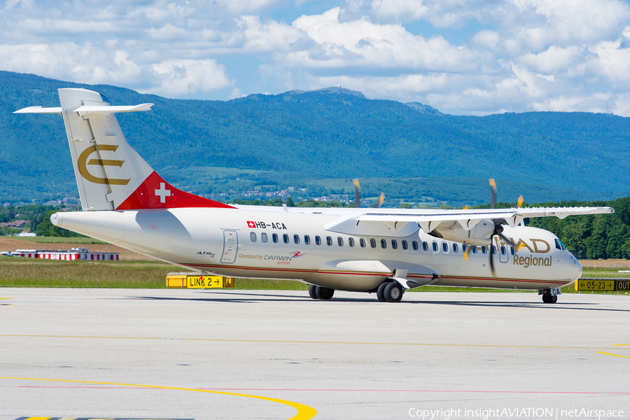 Etihad Regional ATR 72-500 (HB-ACA) | Photo 65128