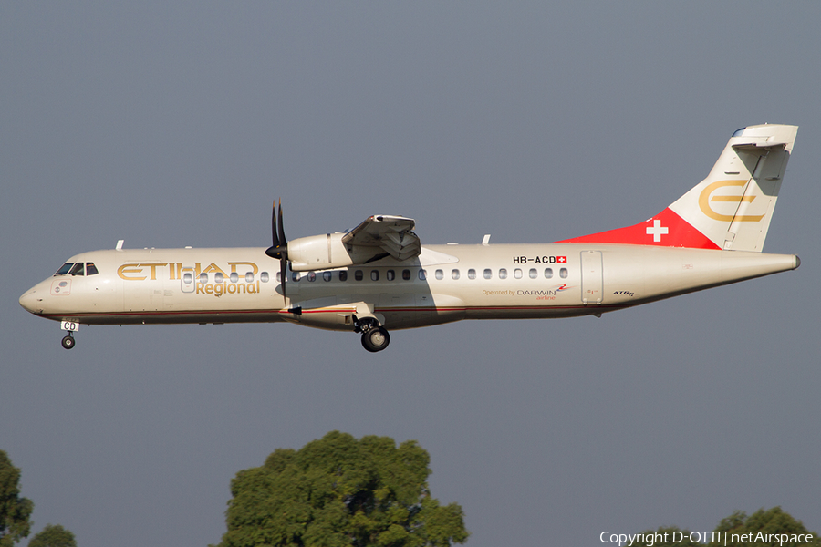 Etihad Regional ATR 72-500 (HB-ACD) | Photo 507031