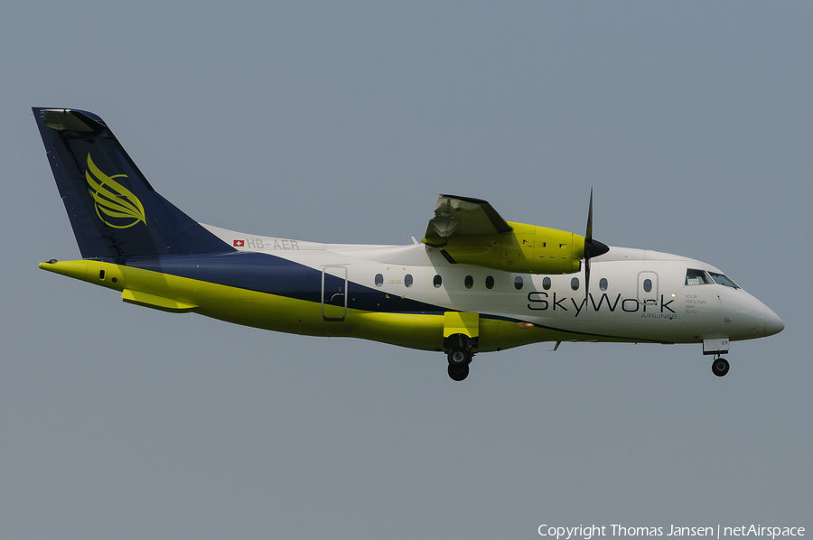 SkyWork Airlines Dornier 328-110 (HB-AER) | Photo 27517