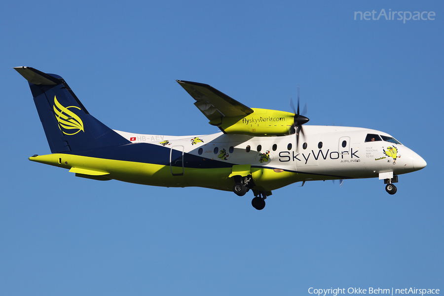 SkyWork Airlines Dornier 328-110 (HB-AEV) | Photo 38744