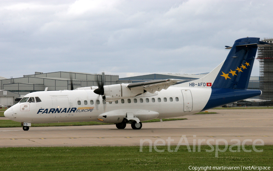 Farnair Europe ATR 42-320 (HB-AFD) | Photo 234329