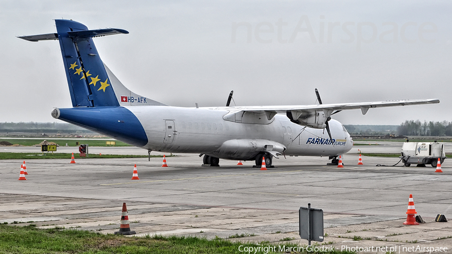 Farnair Europe ATR 72-202(F) (HB-AFK) | Photo 176507