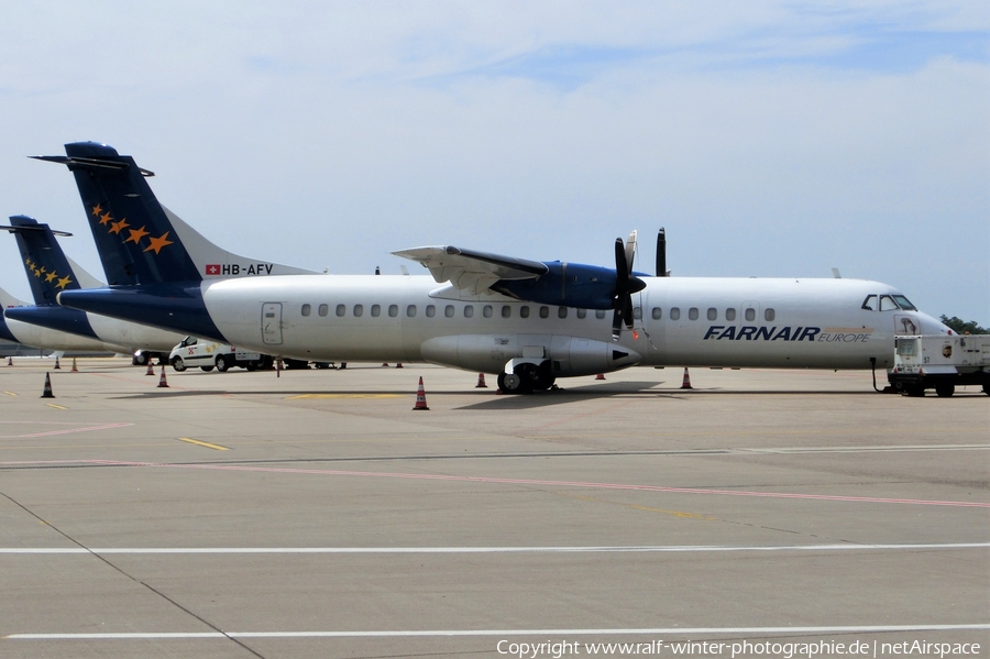 Farnair Europe ATR 72-202(F) (HB-AFV) | Photo 496564
