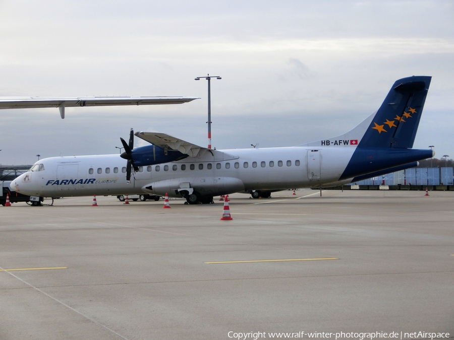 Farnair Europe ATR 72-202(F) (HB-AFW) | Photo 325055