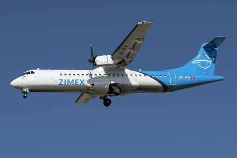 Zimex Aviation ATR 72-202(F) (HB-AFW) at  Barcelona - El Prat, Spain