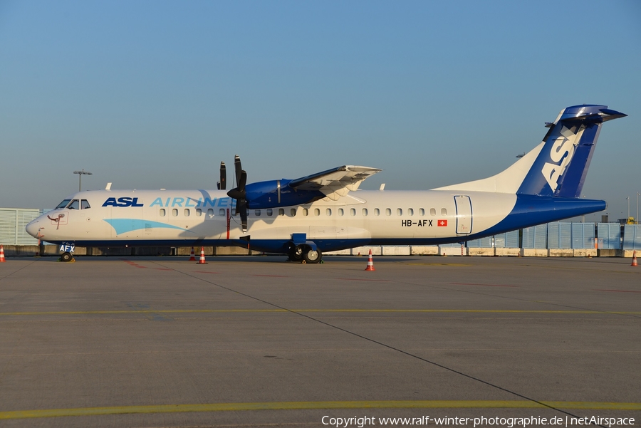 ASL Airlines Switzerland ATR 72-202(F) (HB-AFX) | Photo 406638