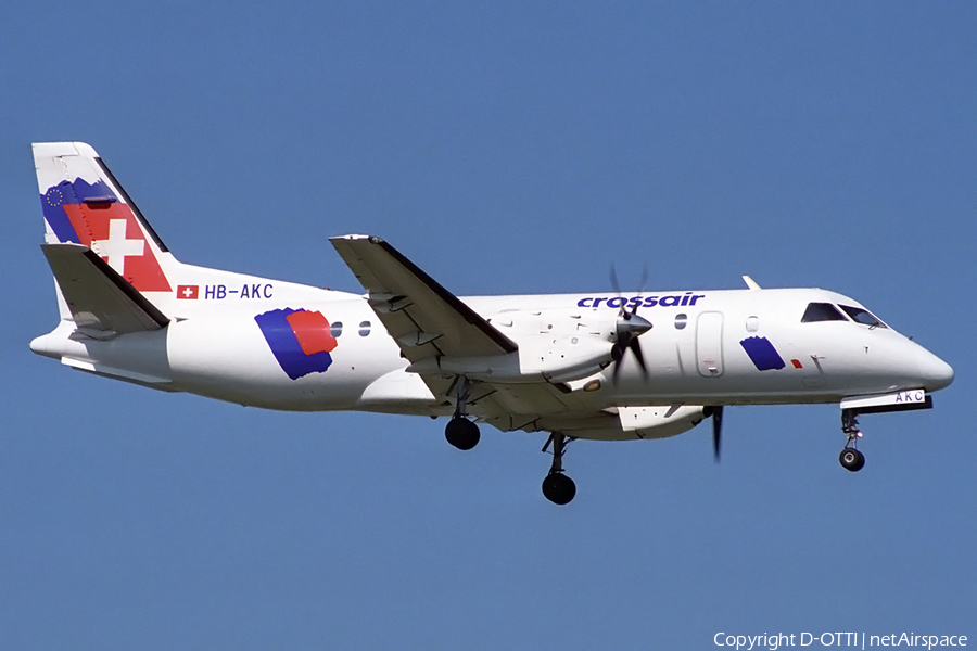 Crossair SAAB 340B (HB-AKC) | Photo 181016