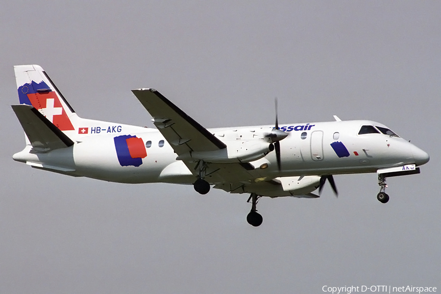 Crossair SAAB 340B (HB-AKG) | Photo 179503