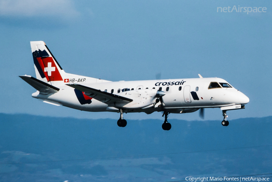Crossair SAAB 340B (HB-AKP) | Photo 394452