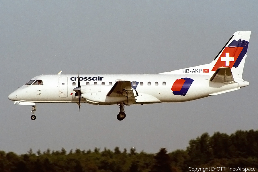 Crossair SAAB 340B (HB-AKP) | Photo 144549