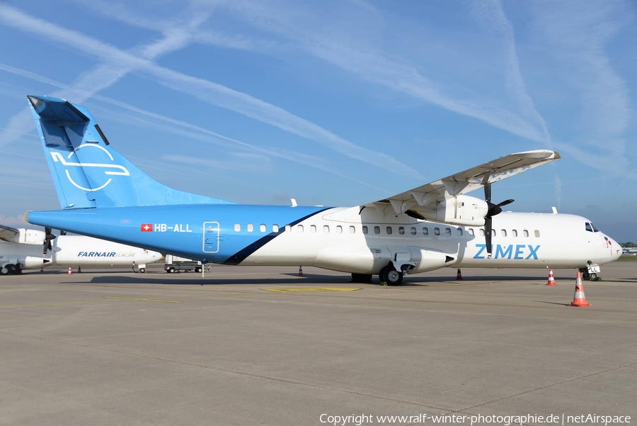 Zimex Aviation ATR 72-202(F) (HB-ALL) | Photo 380292