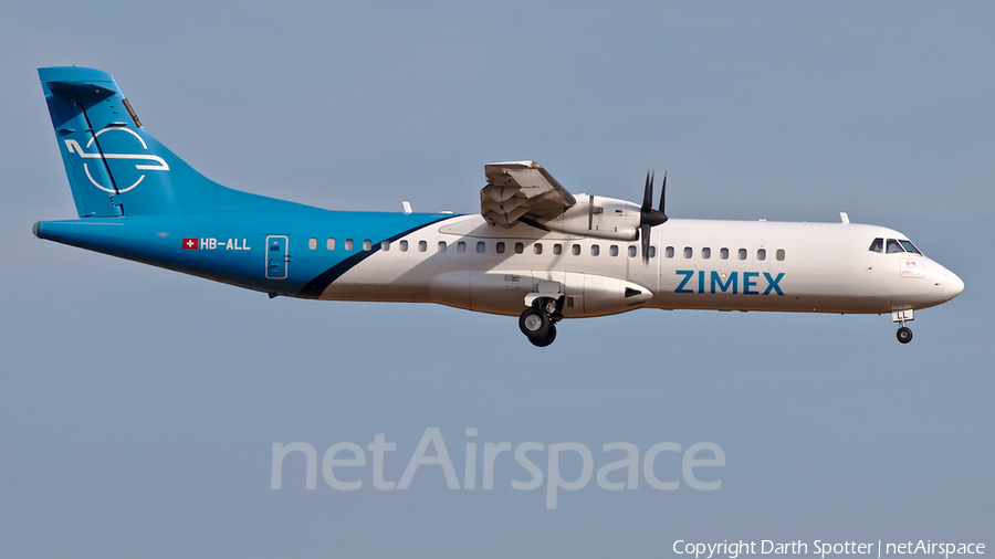 Zimex Aviation ATR 72-202(F) (HB-ALL) | Photo 324409