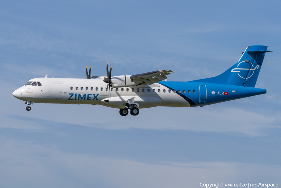 Zimex Aviation ATR 72-500(F) (HB-ALR) | Photo 591716