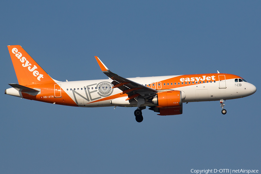 easyJet Switzerland Airbus A320-251N (HB-AYN) | Photo 573625