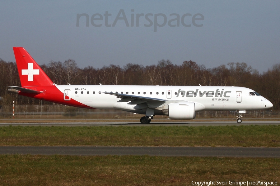 Helvetic Airways Embraer ERJ-190E2 (ERJ-190-300STD) (HB-AZA) | Photo 499942