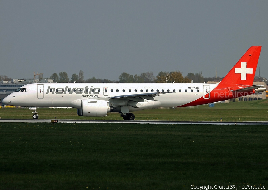 Helvetic Airways Embraer ERJ-190E2 (ERJ-190-300STD) (HB-AZA) | Photo 519123
