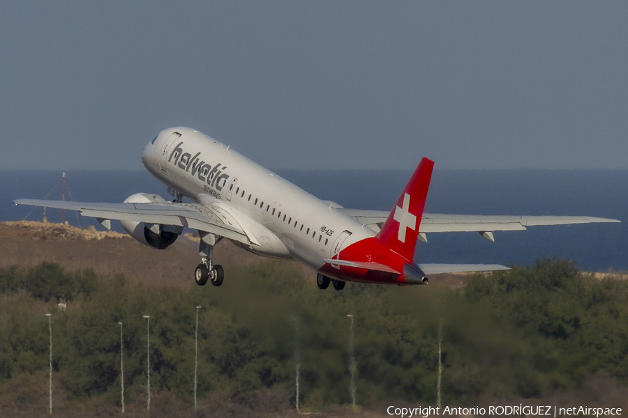 Helvetic Airways Embraer ERJ-190E2 (ERJ-190-300STD) (HB-AZB) | Photo 364002