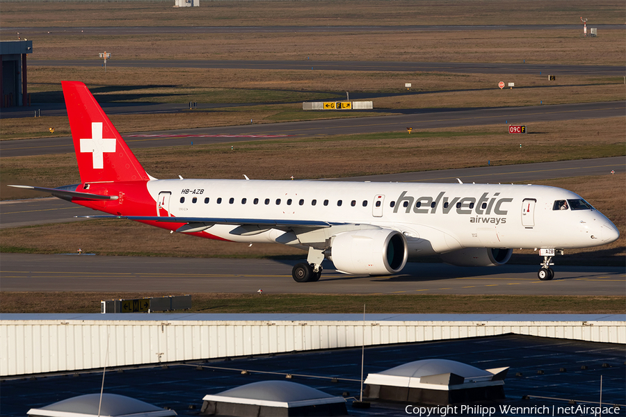 Helvetic Airways Embraer ERJ-190 E2 (ERJ-190-300STD) (HB-AZB) | Photo 377385