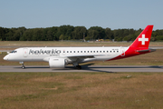 Helvetic Airways Embraer ERJ-190 E2 (ERJ-190-300STD) (HB-AZB) at  Hamburg - Fuhlsbuettel (Helmut Schmidt), Germany