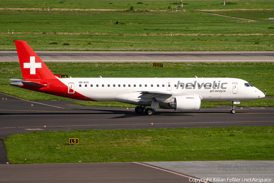 Helvetic Airways Embraer ERJ-190E2 (ERJ-190-300STD) (HB-AZC) | Photo 465950