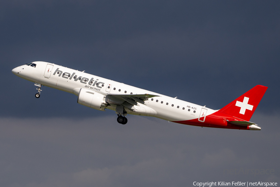 Helvetic Airways Embraer ERJ-190E2 (ERJ-190-300STD) (HB-AZC) | Photo 465951
