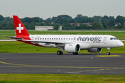Helvetic Airways Embraer ERJ-190E2 (ERJ-190-300STD) (HB-AZC) at  Dusseldorf - International, Germany