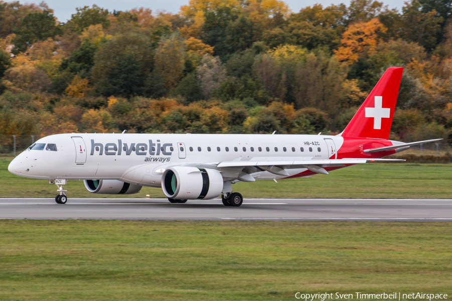 Helvetic Airways Embraer ERJ-190E2 (ERJ-190-300STD) (HB-AZC) | Photo 408294