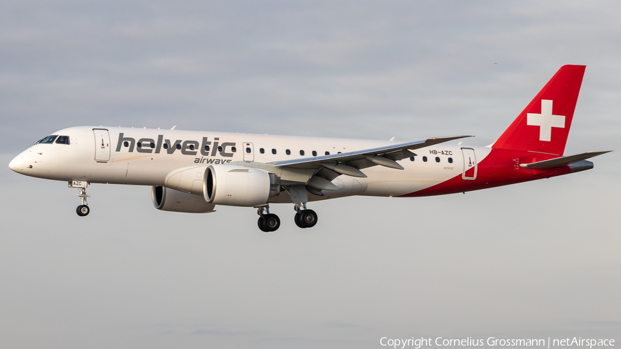Helvetic Airways Embraer ERJ-190 E2 (ERJ-190-300STD) (HB-AZC) | Photo 422685