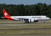 Helvetic Airways Embraer ERJ-190 E2 (ERJ-190-300STD) (HB-AZC) at  Hamburg - Fuhlsbuettel (Helmut Schmidt), Germany