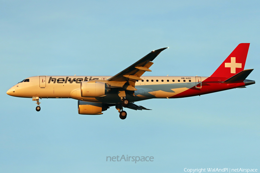Helvetic Airways Embraer ERJ-190E2 (ERJ-190-300STD) (HB-AZC) | Photo 470621