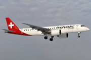 Helvetic Airways Embraer ERJ-190 E2 (ERJ-190-300STD) (HB-AZC) at  Warsaw - Frederic Chopin International, Poland