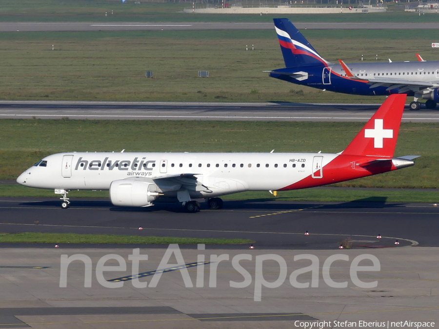 Helvetic Airways Embraer ERJ-190E2 (ERJ-190-300STD) (HB-AZD) | Photo 475647